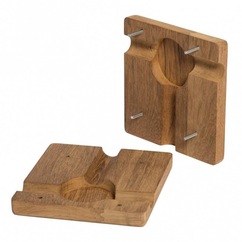 Steun voor buitenboordmotor teak