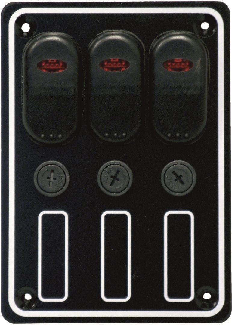 Allpa Aluminium schakelpaneel 12V waterdicht