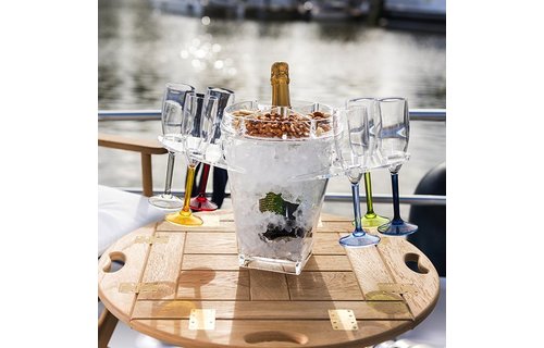 Party Set Champagne (W/Snacks And Holders)