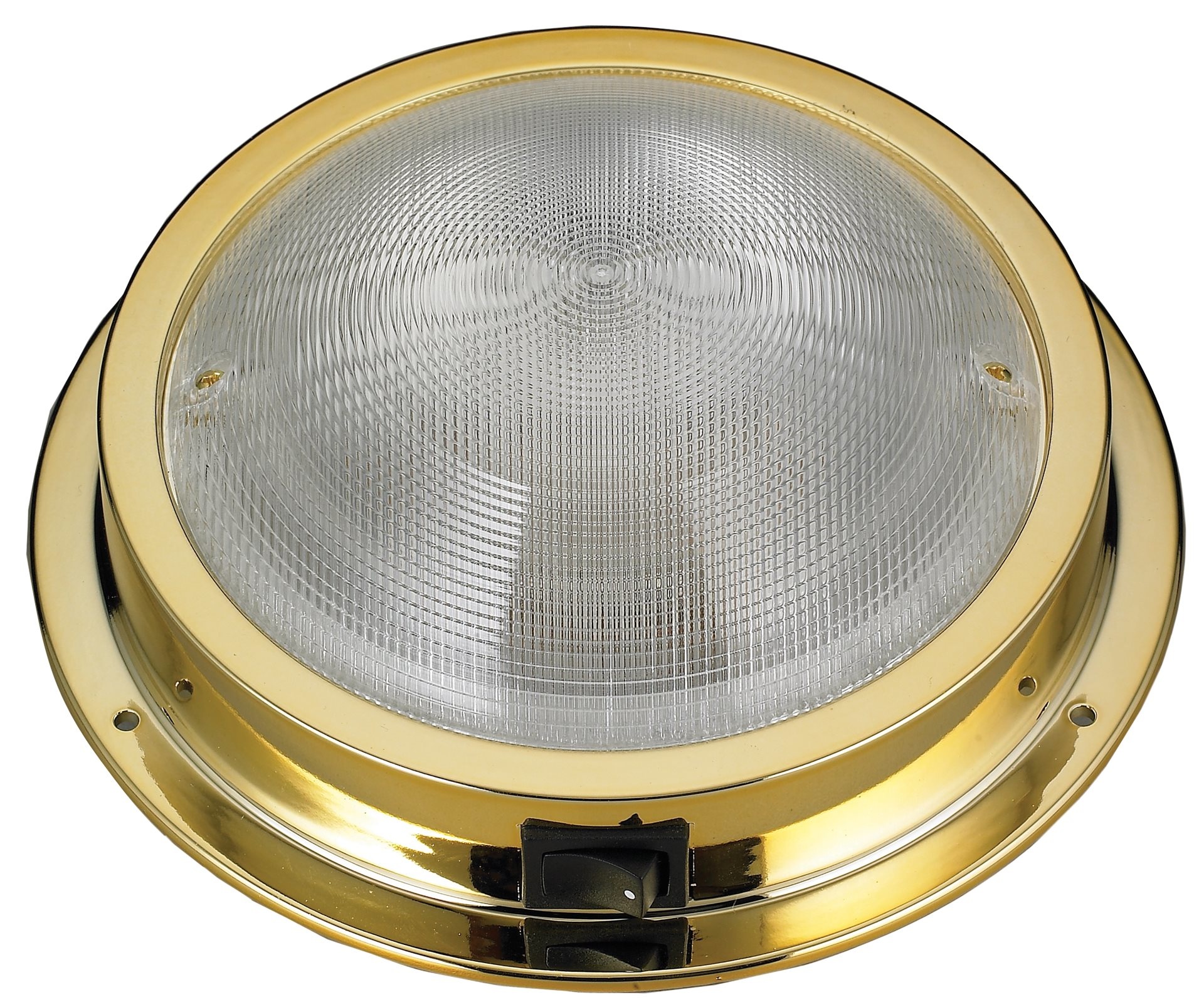 Allpa Messing LED-plafondlamp  opbouw  12V/1 7W  LED  warm wit