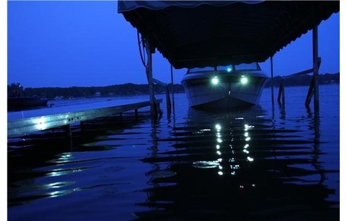 Docking light | Zwart poedercoat cover