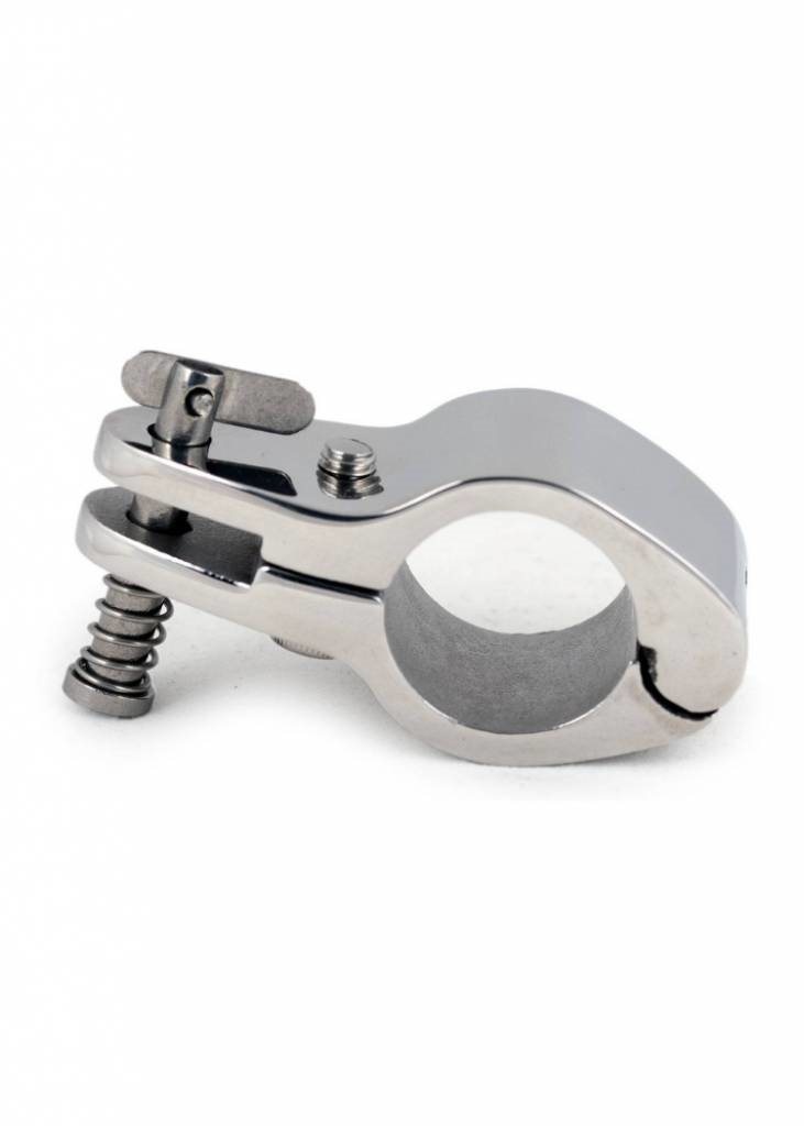 Verbindingsklem voor buizen van 30 mm, RVS