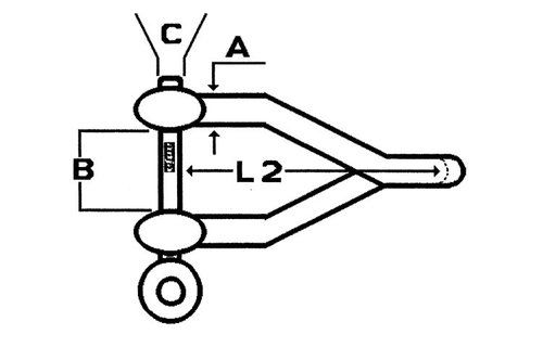 Talamex Forged gedraaide sluitingen lang