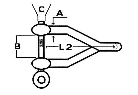 Talamex Forged gedraaide sluitingen lang