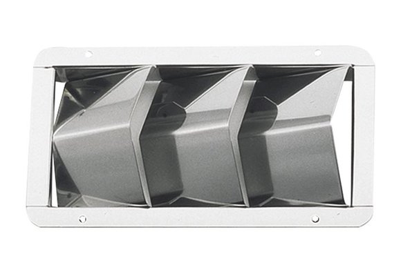 Louvre ventilatierooster RVS
