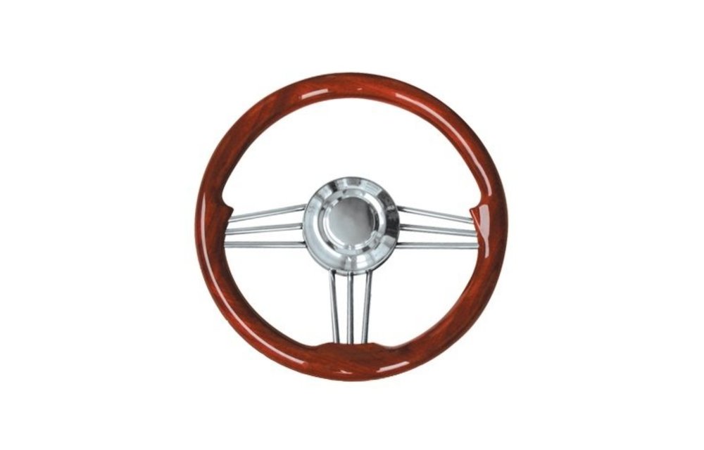 Stuurwiel Type 15L/35 Mahogany wood 35cm