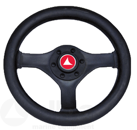 Stuurwiel Shark Zwart volkunststof  280mm  3-spaaks
