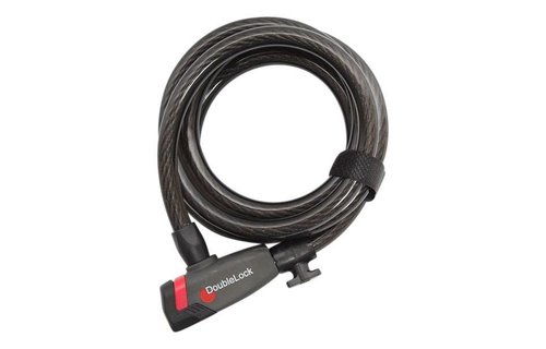 DoubleLock Kabelslot Coil Cable Key 185 CM - 12 MM