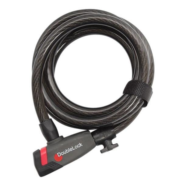 DoubleLock Kabelslot Coil Cable Key 185 CM - 12 MM