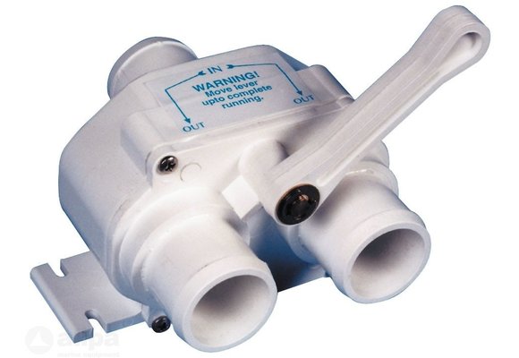 Allpa Kunststof 3-weg klep  Ø38mm (1-1/2)