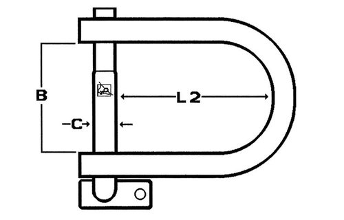 Sleutel sluitingen - geprofileerde beugel