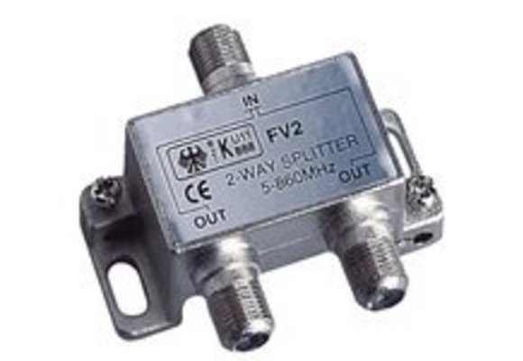 Splitter 2-weg TV/Radio