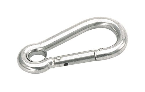 Talamex karabijnhaak met RVS oog