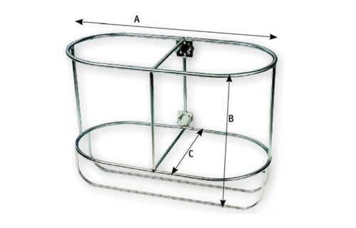 RVS fenderhouder recht