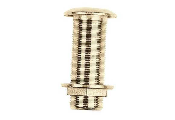 huiddoorvoer messing lang