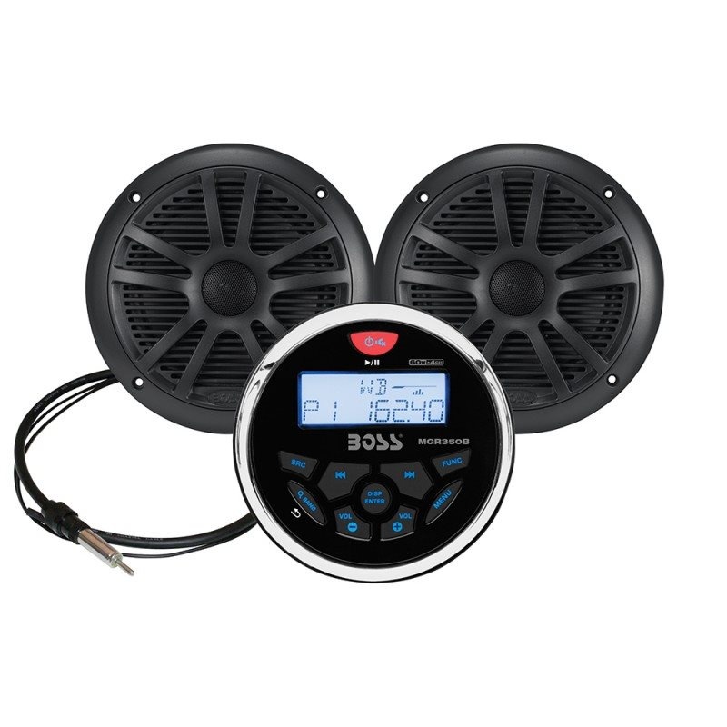 Boss MCKGB350 radio SET | Zwarte speakers