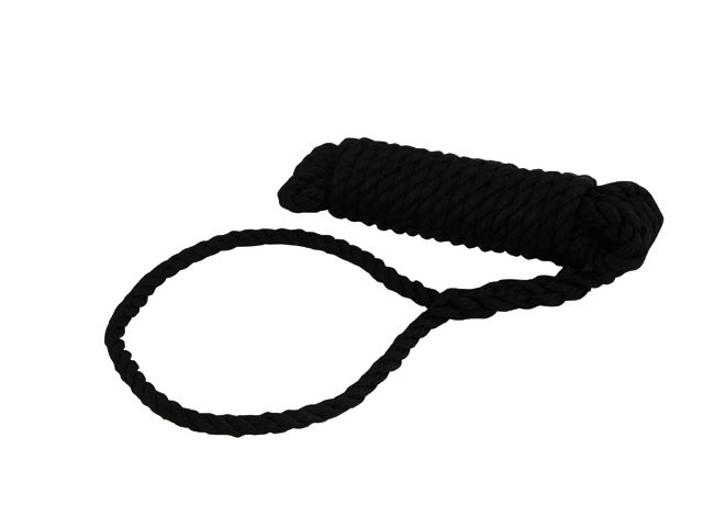 Aanmeerlijn, touw, landvast | Zwart