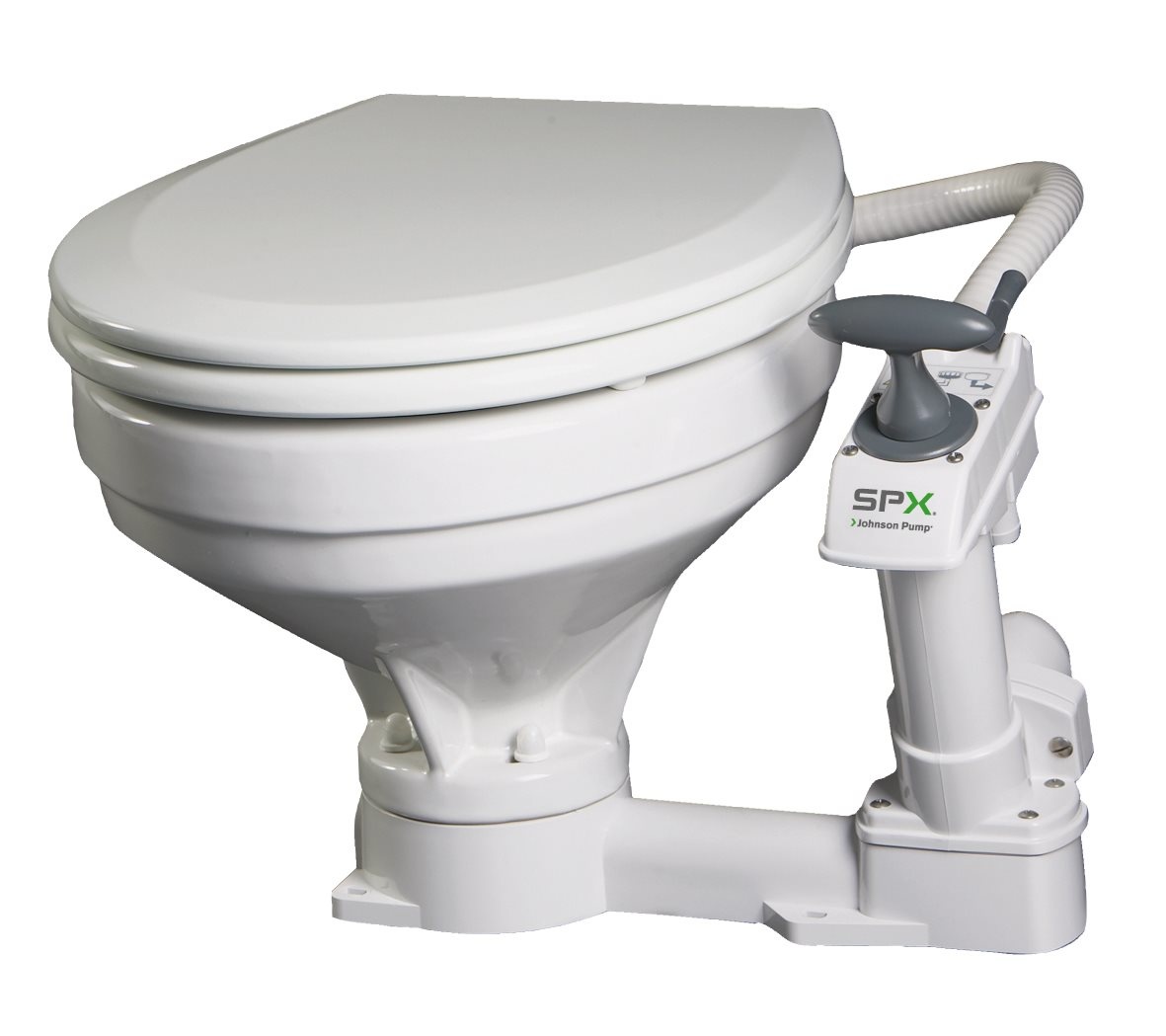 Johnson comfort handpomp toilet (grote pot)