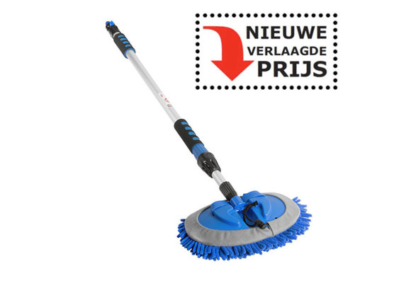 BTC line blue microvezel wasborstel tot 300cm