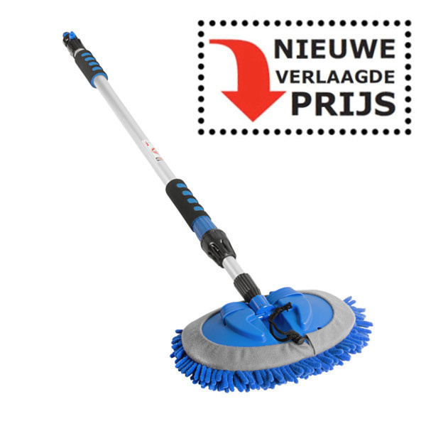 BTC line blue microvezel wasborstel tot 300cm