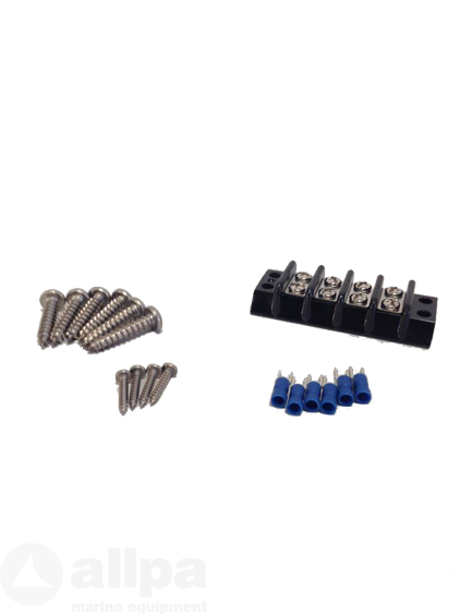 Hardware Kit: Terminalstrip & Schroeven voor bovenste Brackets & voor het Bedienpaneel