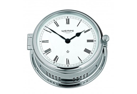 Wempe - Quartzklok Admiral II Romeins | Chroom