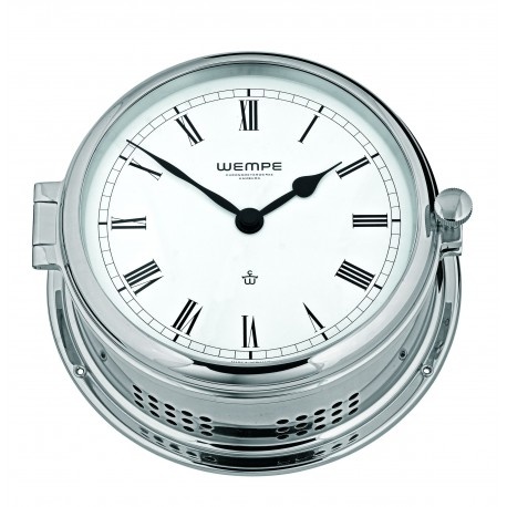 Wempe - Quartzklok Admiral II Romeins | Chroom
