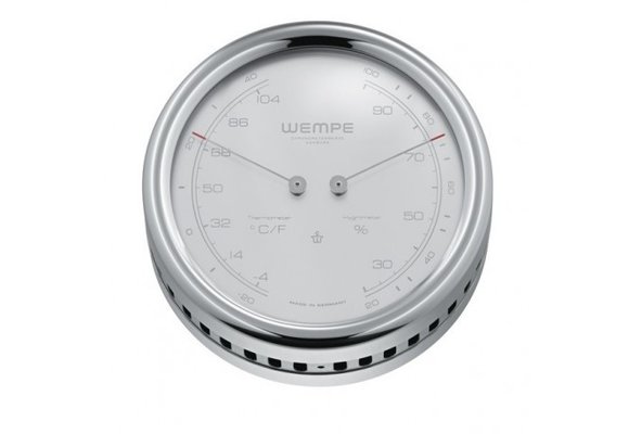 Wempe - Thermo-/Hygrometer PILOT IV RVS