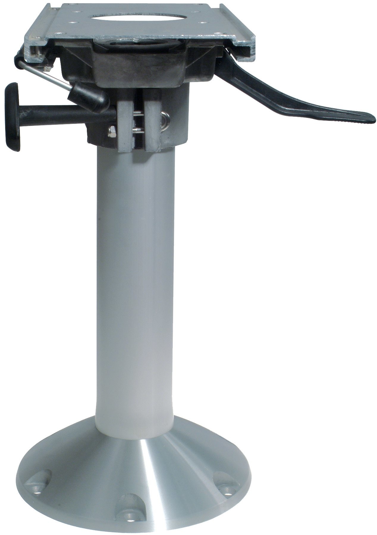 Allpa Aluminium Mainstay Heavy Duty stoelpoot (360º draaibaar + lock) met slede  voet Ø229mm