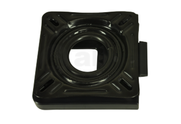 Allpa Afneembaar gelakt stalen draaiplateau (360º) zonder lock  zwart