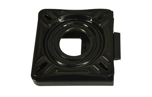 Allpa Afneembaar gelakt stalen draaiplateau (360º) zonder lock  zwart