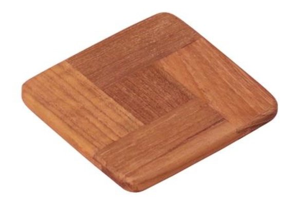 Onderzetter teak
