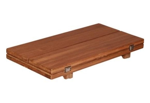 Eude Tafelblad teak "Wing" effen