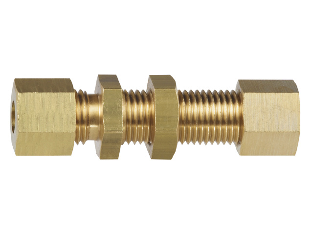 Messing kopppeling schotdoorvoer recht