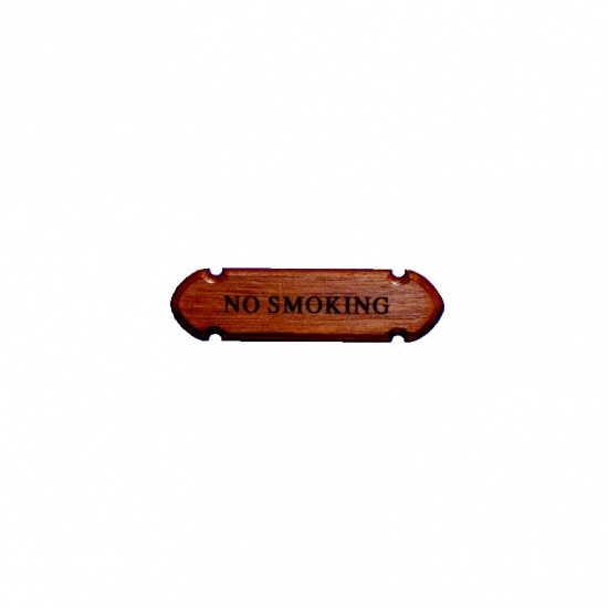 Naamplaat 'No smoking'