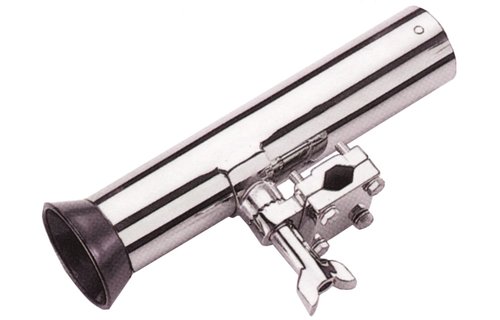 Allpa RVS Verstelbare hengelhouder voor railingmontage (Ø25mm)  L=250mm  max. Ø40mm