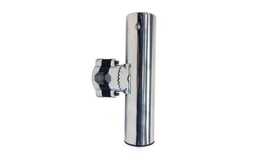 Allpa RVS hengelhouder voor railingmontage (Ø25mm) L=215mm max. Ø40mm