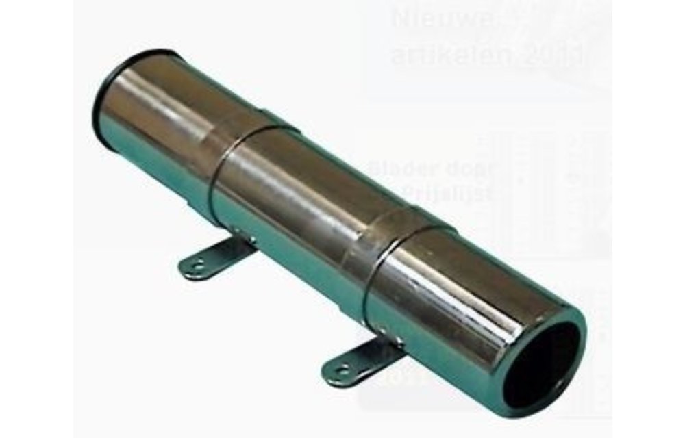 Allpa RVS hengelhouder voor zijmontage L=260mm max. Ø45mm