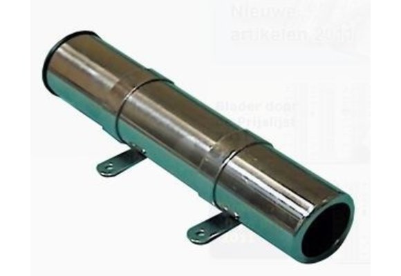 Allpa RVS hengelhouder voor zijmontage  L=260mm  max. Ø45mm