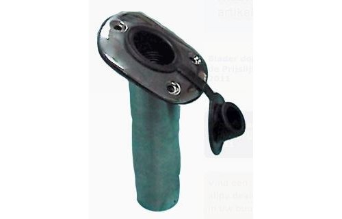 Allpa RVS gegoten inbouw hengelhouder met waterdichte bus  30°  L=240mm  max. Ø40mm