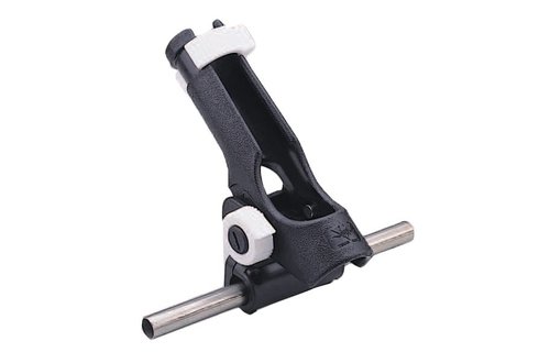 Allpa Kunststof hengelhouder voor railingmontage (Ø25mm)  max. Ø42mm