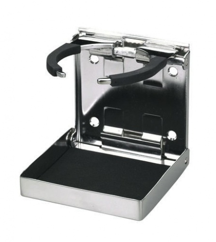 Allpa RVS drankhouder met veer-grip  klapbaar  98 4x102mm