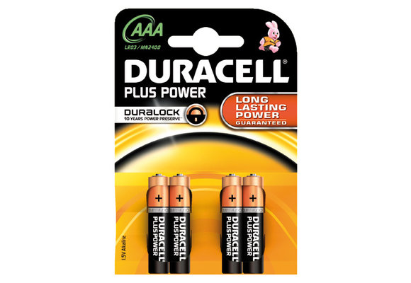 Duracell Plus Power AAA Batterijen