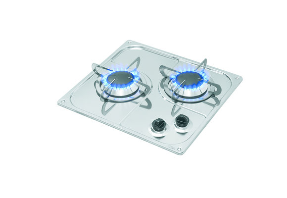 Allpa - Gaskomfoor RVS / 2 branders