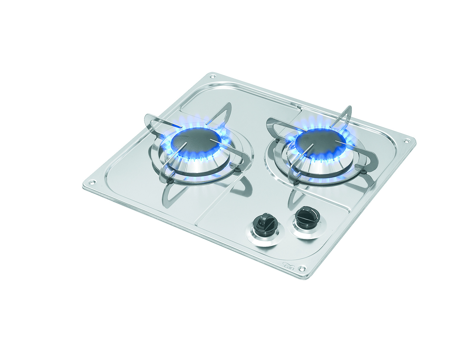 Allpa - Gaskomfoor RVS / 2 branders