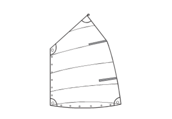 Standaard Optimist Zeil