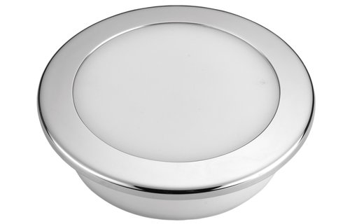 Allpa Kunststof LED-plafondlamp met RVS ring  inbouw  12V/7 5W  LED 16x 5Ø