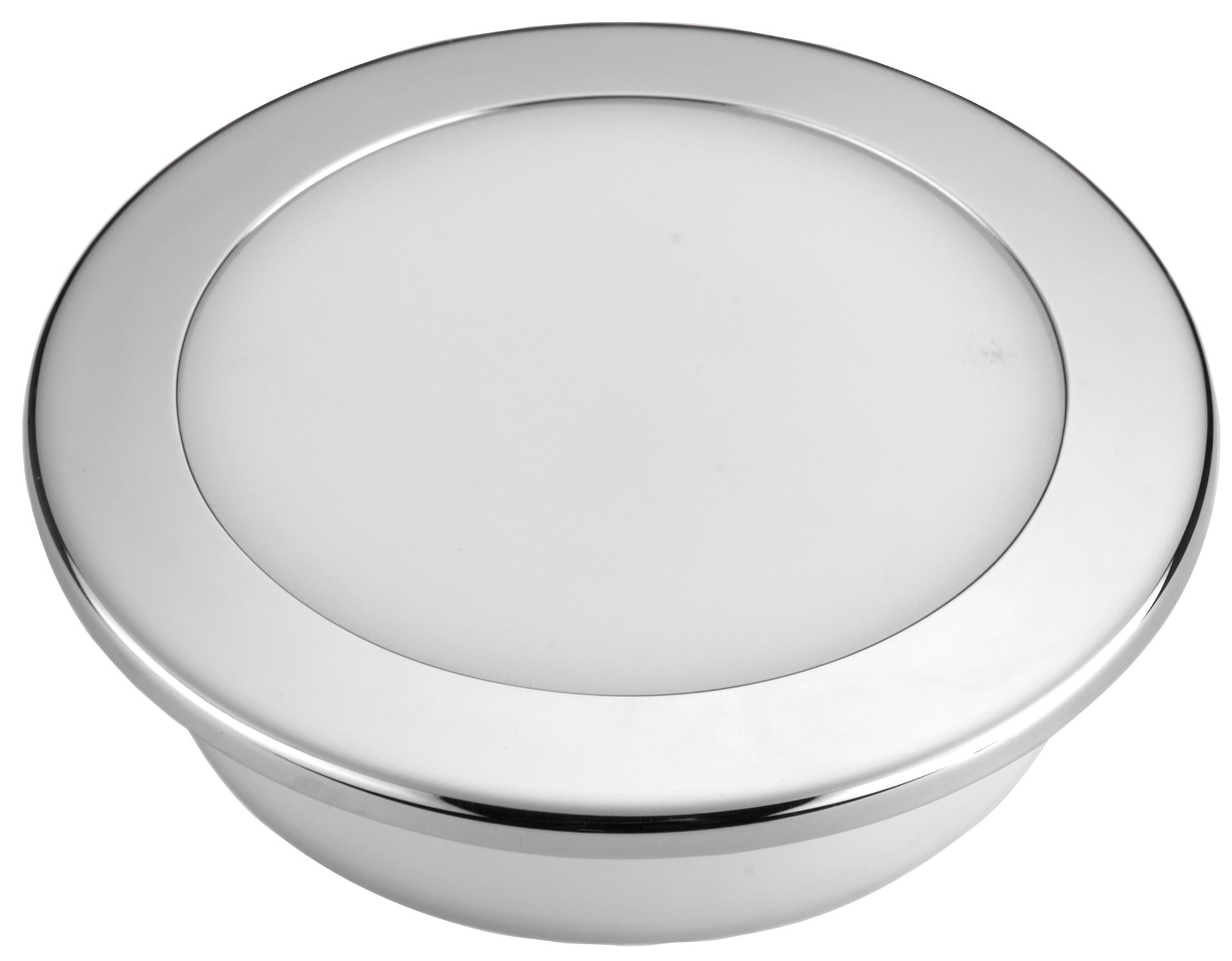 Allpa Kunststof LED-plafondlamp met RVS ring  inbouw  12V/7 5W  LED 16x 5Ø