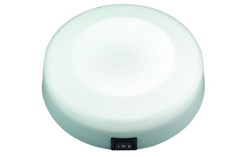 Allpa Kunststof LED-plafondlamp  opbouw  12V/1W  LED 5Ø  H=40mm  warm white