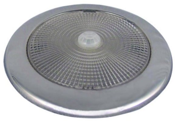 Allpa RVS LED-plafondlamp  opbouw  12V/2 26W  Top LED x 28  H=10mm  warm white